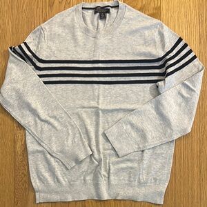 BANANA REPUBLIC SWEATER MEN M GRAY